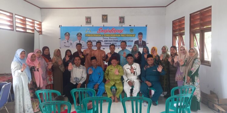 Lindungi Generasi Muda! LPAIdan Dinsos Rokan Hulu Sosialisasikan Bahaya TPPO, Kekerasan Anak, dan Pernikahan Dini di Desa Karya Mulya