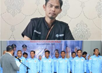 DPC PJS Rohul Hadiri Pelantikan Pengurus PWI dan Sampaikan Harapan Kolaborasi Antarwartawan