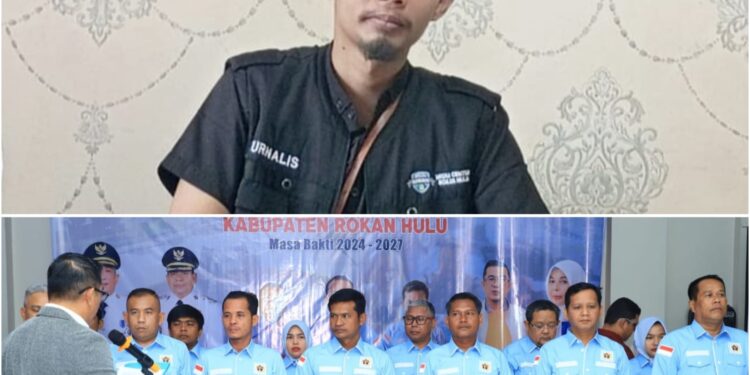 DPC PJS Rohul Hadiri Pelantikan Pengurus PWI dan Sampaikan Harapan Kolaborasi Antarwartawan