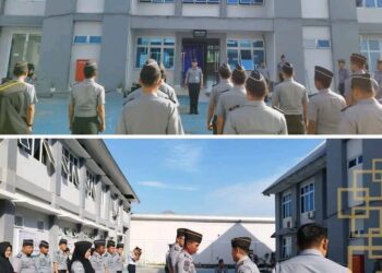 Kasubbag TU Pimpin dan Berikan Amanat Apel Pagi Lapas Narkotika Rumbai