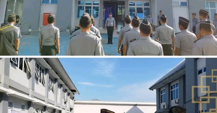 Kasubbag TU Pimpin dan Berikan Amanat Apel Pagi Lapas Narkotika Rumbai