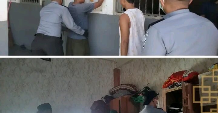 Komitmen Wujudkan Zero Halinar, Lapas Narkotika Rumbai Gelar Razia Insidentil