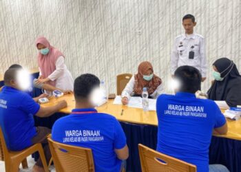 Puskesmas Rambah Gelar Skrining PTM dan Kesehatan Jiwa di Lapas Pasir Pangarayan