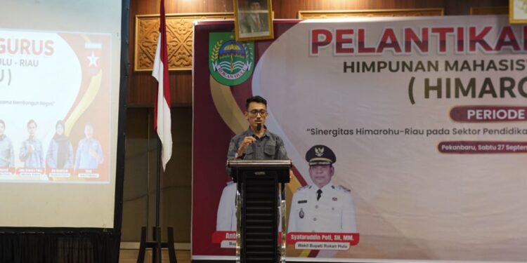 HIMAROHU-RIAU Periode Baru Dilantik, Mahasiswa Rohul Sepakat jadi Garda Terdepan Perubahan