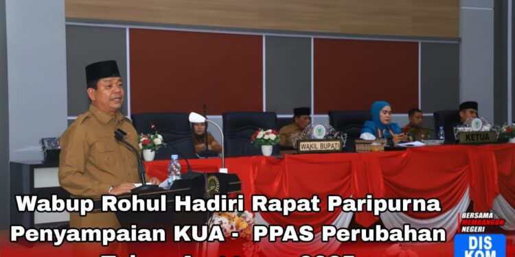 Wabup Syafaruddin Poti Hadiri Rapat Paripurna Penyampaian KUA-PPAS Perubahan Tahun Anggaran 2025