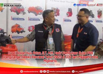 Pembukaan Bulan PRB 2025 di Mojokerto, Bupati Rohul : Bulan PRB Momentum Perkuat Sinergi Mitigasi Bencana