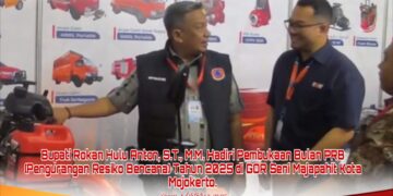 Pembukaan Bulan PRB 2025 di Mojokerto, Bupati Rohul : Bulan PRB Momentum Perkuat Sinergi Mitigasi Bencana