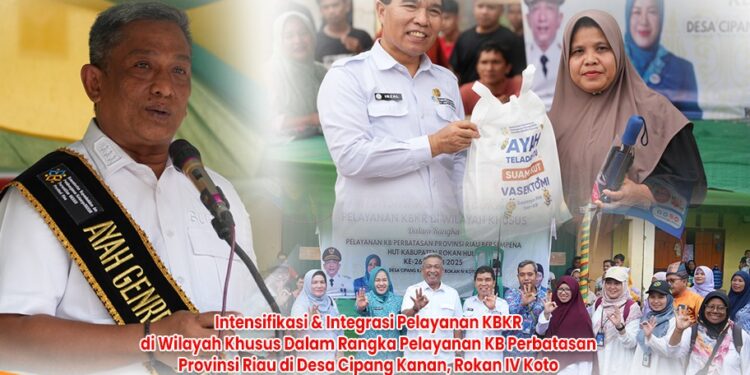 Bupati Rohul Anton Buka Kegiatan Intensifikasi dan Integrasi Pelayanan KBKR di Wilayah Khusus, Sekaligus Dinobatkan sebagai Ayah Genre