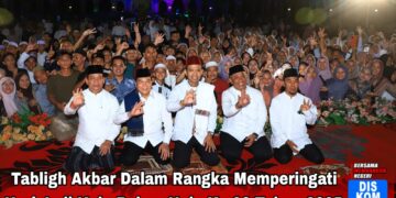 Guyuran Hujan Tak Surutkan Semangat Ribuan Warga Hadiri Tabligh Akbar HUT Rohul ke-26