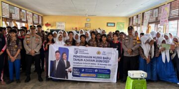 Polsek Kunto Darussalam Ajak Siswa SMPN 1 Raih Masa Depan Gemilang di SMK Kemala Taruna Bhayangkara