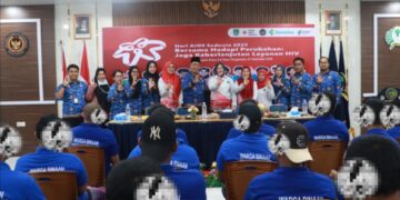 Lapas Pasir Pangarayan Gelar Peringatan Hari AIDS Sedunia 2025: Istri Bupati Rokan Hulu Tinjau Pelaksanaan Kegiatan