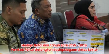 Hadapi Natal dan Tahun Baru 2025 – 2026, Pemkab Rohul Matangkan Kesiapsiagaan Lintas Sektor