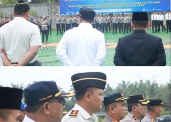 Dukung Ops Keselamatan Lancang Kuning 2026, Kepala Lapas Pasir Pengaraian Hadiri Apel Pasukan