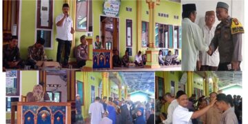 Semarak Potang Bolimau di Halaman Masjid Al-Muttaqin Desa Teluk Aur, Sambut Ramadhan 1447 H
