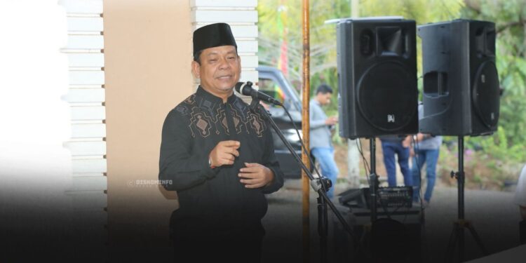 Safari Ramadan di Rambah Hilir, Wabup Rohul Salurkan Bantuan dan Perkuat Silaturahmi di Masjid Nurul Huda