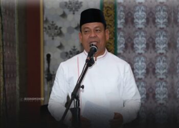 Safari Ramadan ke-3 di Tambusai, Wabup Rohul Siap Bangun Pondasi Menara Masjid Al-Mutaqin
