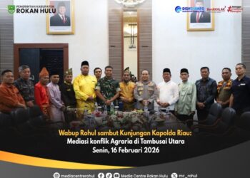 Wabup Rohul sambut Kunjungan Kapolda Riau: Mediasi konflik Agraria di Tambusai Utara