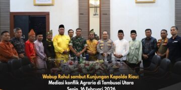 Wabup Rohul sambut Kunjungan Kapolda Riau: Mediasi konflik Agraria di Tambusai Utara