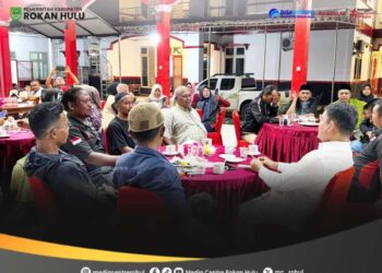 Relawan Darah Rokan Hulu Silaturahmi dengan Wakil Bupati di Rumah Dinas