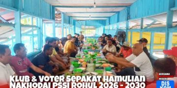 Sepakat! Klub Voter dan Asosiasi Daulat H. Hamulian Nasution Nakhodai PSSI Rokan Hulu 2026-2030