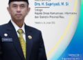 Ucapan Selamat Atas Dilantiknya Sebagai Kadis Informatika Provinsi Riau