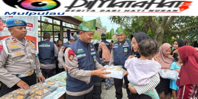 Sentuh Masyarakat Pesisir Sungai Siak, Ditpolairud dan Biddokkes Polda Riau Melaksanakan Kegiatan “Jalur” (Jelajah Riau Untuk Rakyat)