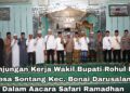 Safari Ramadan ke-5 di Bonai Darussalam, Wabup Rohul Apresiasi Kemandirian Desa Sontang