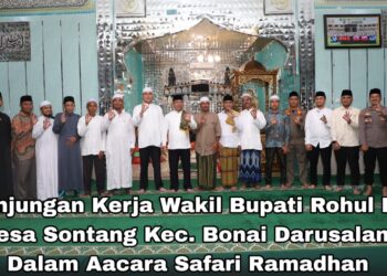 Safari Ramadan ke-5 di Bonai Darussalam, Wabup Rohul Apresiasi Kemandirian Desa Sontang
