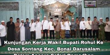 Safari Ramadan ke-5 di Bonai Darussalam, Wabup Rohul Apresiasi Kemandirian Desa Sontang