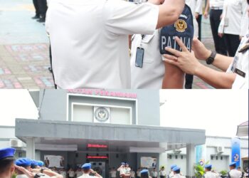 Perkuat Fungsi Pengawasan, Lapas Pasir Pangarayan Ikuti Pengukuhan Satops Patnal Kanwil Ditjenpas Riau