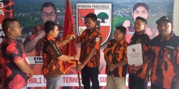 Penyerahan SK Karateker PAC Pagaran Tapah, Pemuda Pancasila Rohul Perkuat Konsolidasi Organisasi