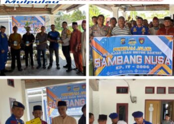Ditpolairud Polda Riau Gelar Program JALUR, Sambang nusa dan peduli ekonomi pesisir di Pulau Rupat