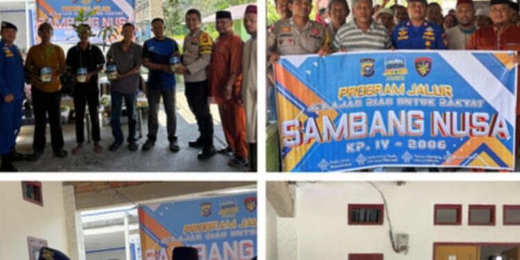 Ditpolairud Polda Riau Gelar Program JALUR, Sambang nusa dan peduli ekonomi pesisir di Pulau Rupat