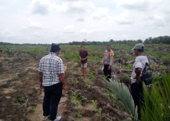 Polisi Cinta Petani, Polsek Kabun Perkuat Ketahanan Pangan Desa Kabun