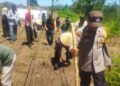 Polsek Rokan IV Koto Turun ke Desa Cipang Kiri Hilir Perkuat Ketahanan Pangan Nasional