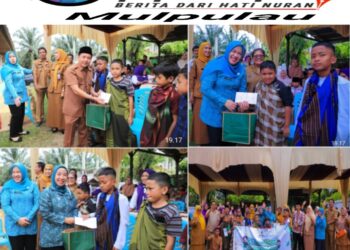 Pimpin Langsung, Ketua TP PKK Rohul Tinjau Khitanan Massal dan IVA Test di Rambah Samo, Lanjut Beri Pembinaan di Aula Camat