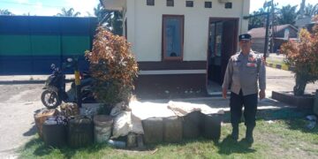 Polsek Rambah Hilir Pastikan Solar yang Digunakan PT ISB Berstatus BBM Industri