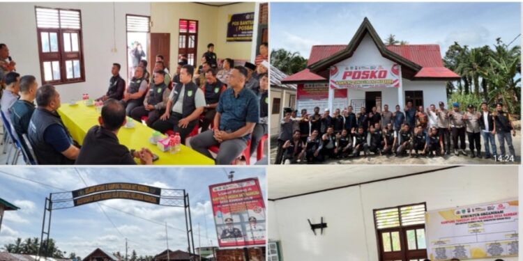 Jelang Hari Bhayangkara ke-80, Kampung Tangguh Anti Narkoba Desa Rambah Hilir Jalani Penilaian Oleh Tim Polda Riau