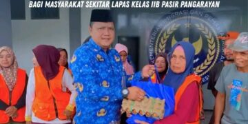 Lapas Pasir Pangarayan Salurkan Bantuan Sosial, Wujud Implementasi Program Aksi Kemenimipas