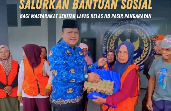 Lapas Pasir Pangarayan Salurkan Bantuan Sosial, Wujud Implementasi Program Aksi Kemenimipas