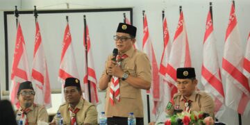Alreza Ahyu Pimpin Kwarcab Pramuka Rokan Hulu hingga 2029