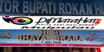 Hadiri Upacara Hari Bhayangkara Ke-80, Lapas Pasir Pengaraian Terus Perkuat Sinergi dengan Polres Rokan Hulu