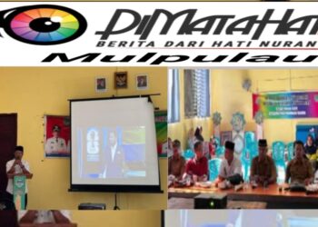 Pemdes Teluk Aur Kompak Nobar FIFA 2026 Bersama Warga di Aula Desa