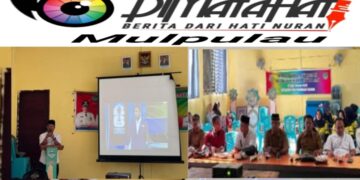 Pemdes Teluk Aur Kompak Nobar FIFA 2026 Bersama Warga di Aula Desa