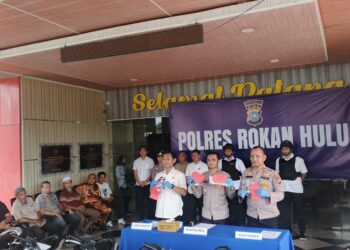 Polres Rohul Berhasil Ungkap Curanmor, Kendaraan Korban Dikembalikan Tanpa Dipungut Biaya